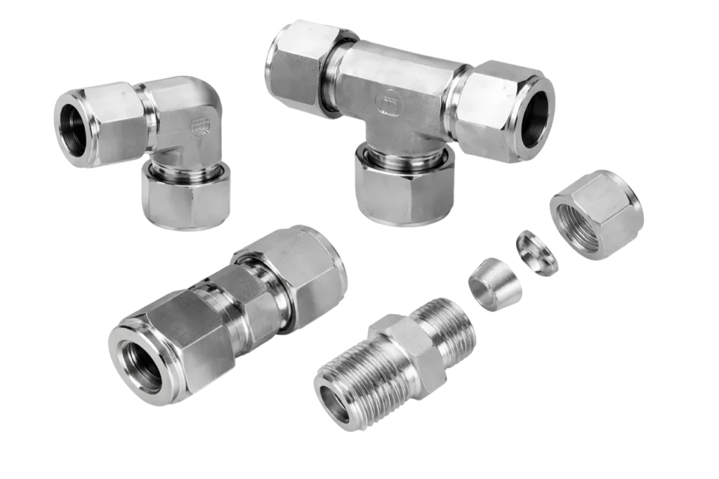 High quality stainless steel instrumentation fittings by Hylok suppliers in Bahrain for reliable industrial applications.