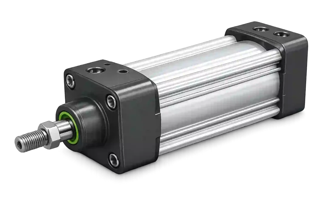 High-quality pneumatic cylinder used in automation systems supplied by trusted Festo Suppliers in Bahrain.