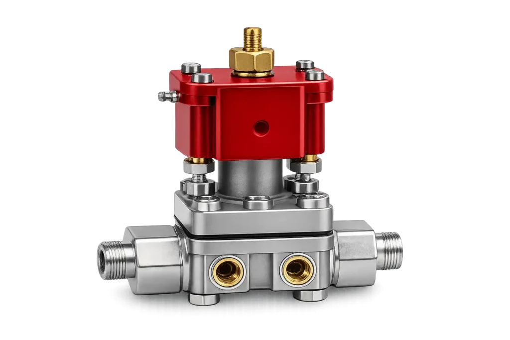 High-performance solenoid valve used for pneumatic control systems supplied by trusted Festo Suppliers in Bahrain.