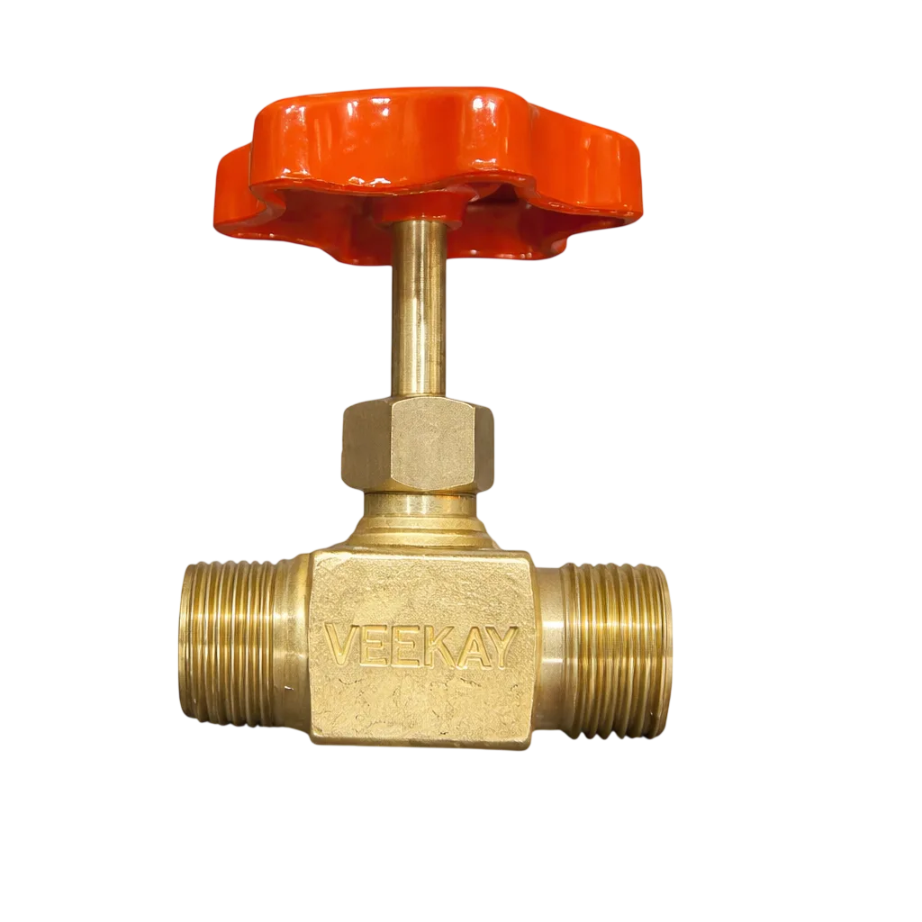 Industrial brass valve used in pressure and flow control systems supplied by manifold valves suppliers in Bahrain.