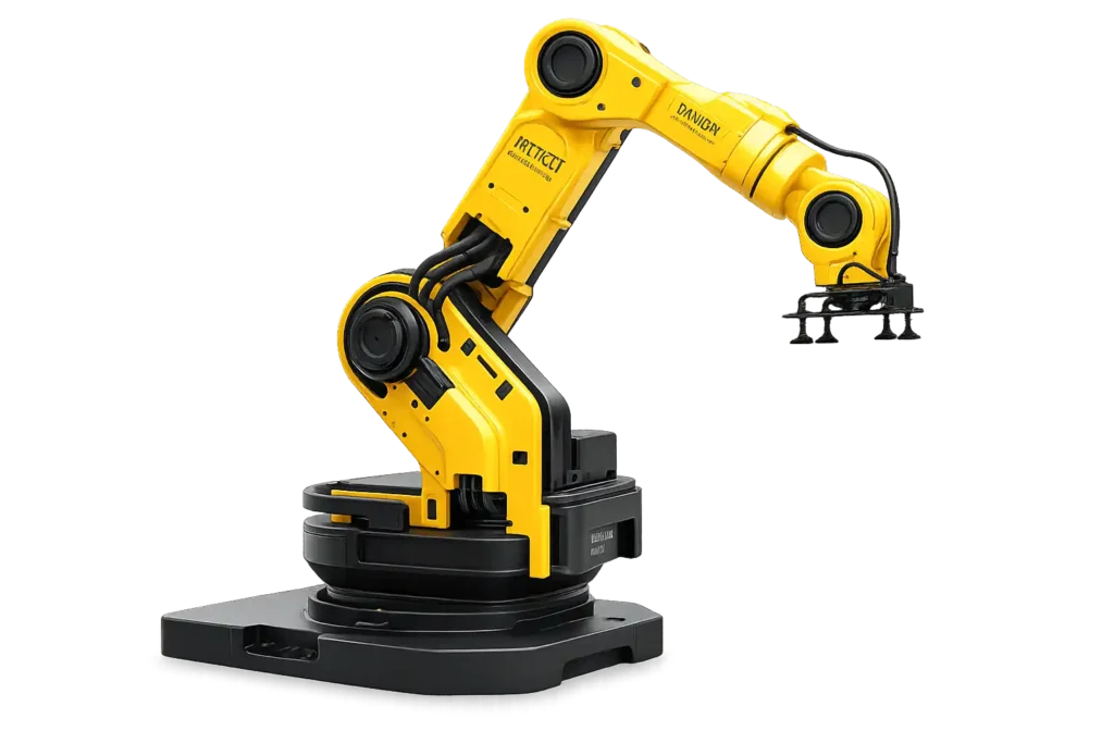 Industrial robotic arm used in automation systems by trusted Festo suppliers in Bahrain.