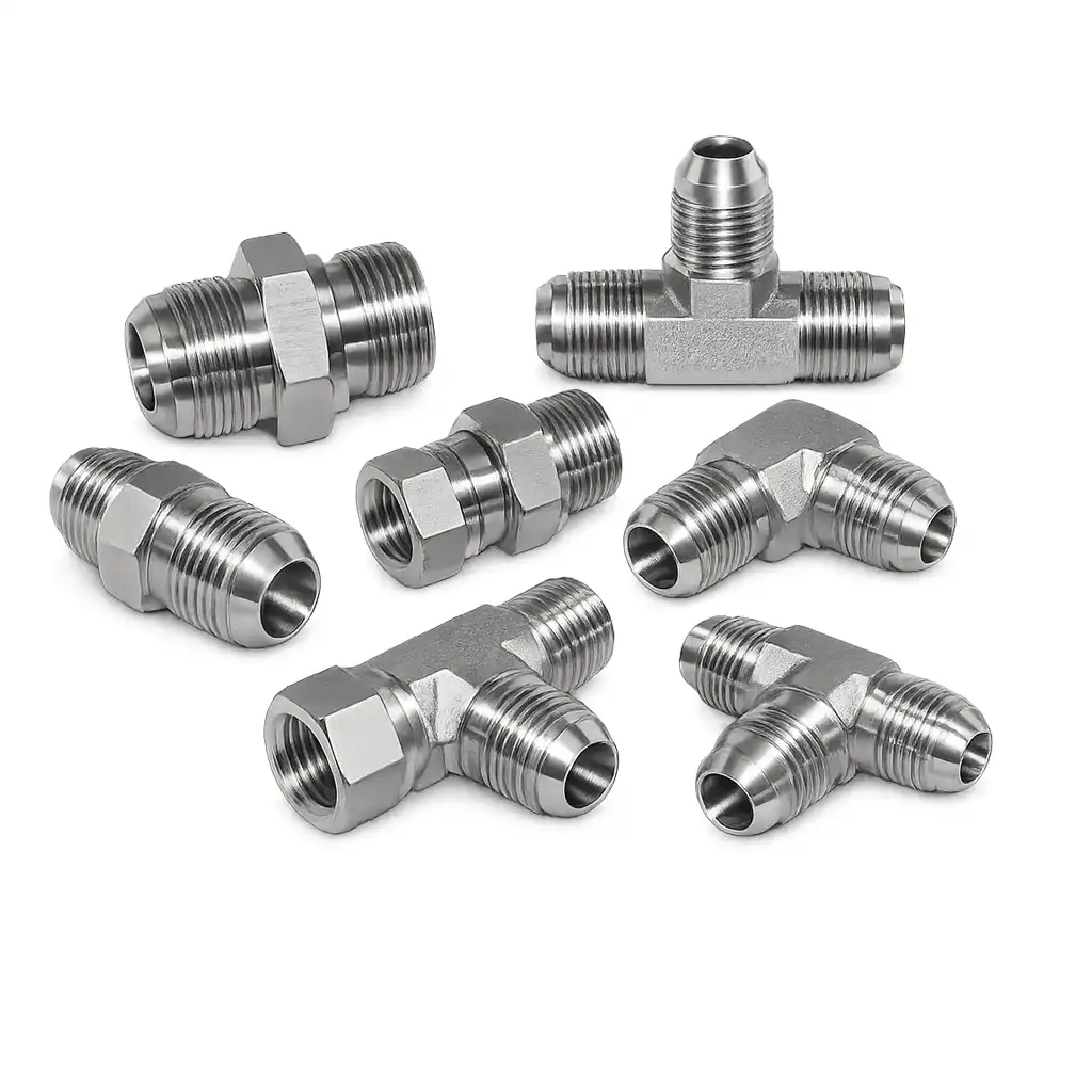 Industrial hydraulic thread adapters and connectors for high pressure autoclave fittings in Bahrain.