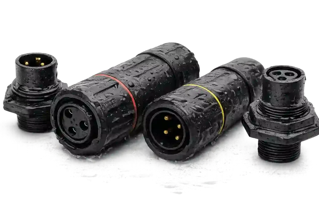 Waterproof industrial electrical connectors supplied by an Appleton Supplier in Bahrain.