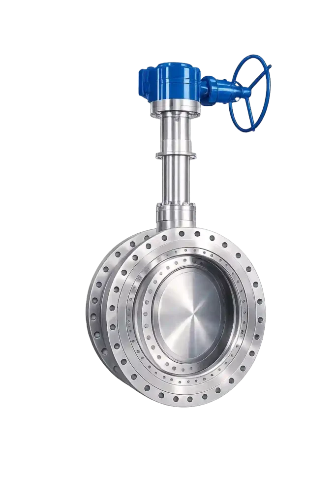 Cryogenic butterfly valve for LNG and energy processing facilities.
