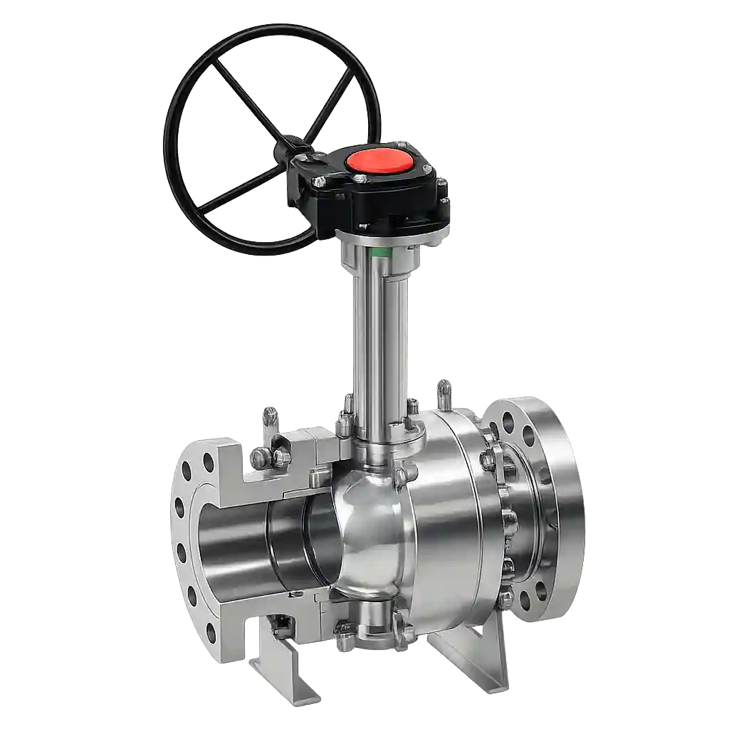 Gear operated cryogenic ball valve from trusted cryogenic valve suppliers in Bahrain.