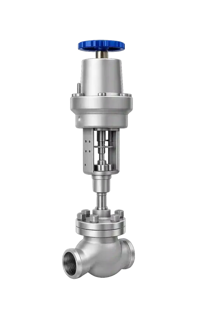 Automated cryogenic control valve from cryogenic valve suppliers in Bahrain.