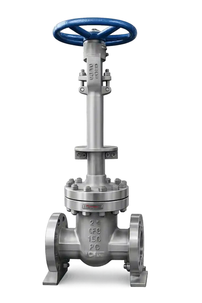 Cryogenic globe valve from trusted cryogenic valve suppliers in Bahrain.
