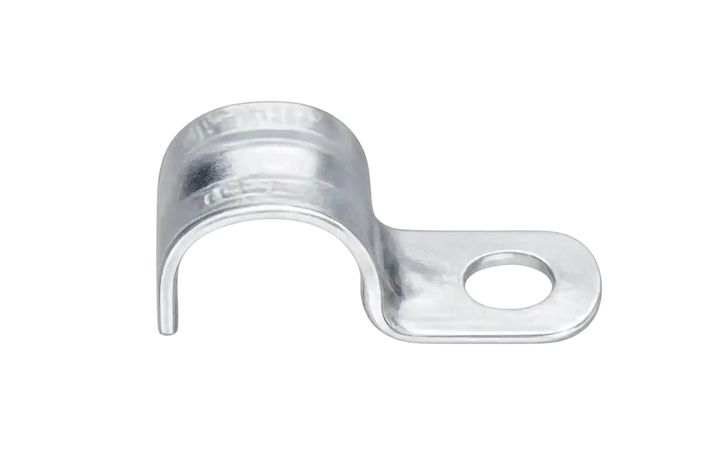 Oz-Gedney metal conduit support strap.