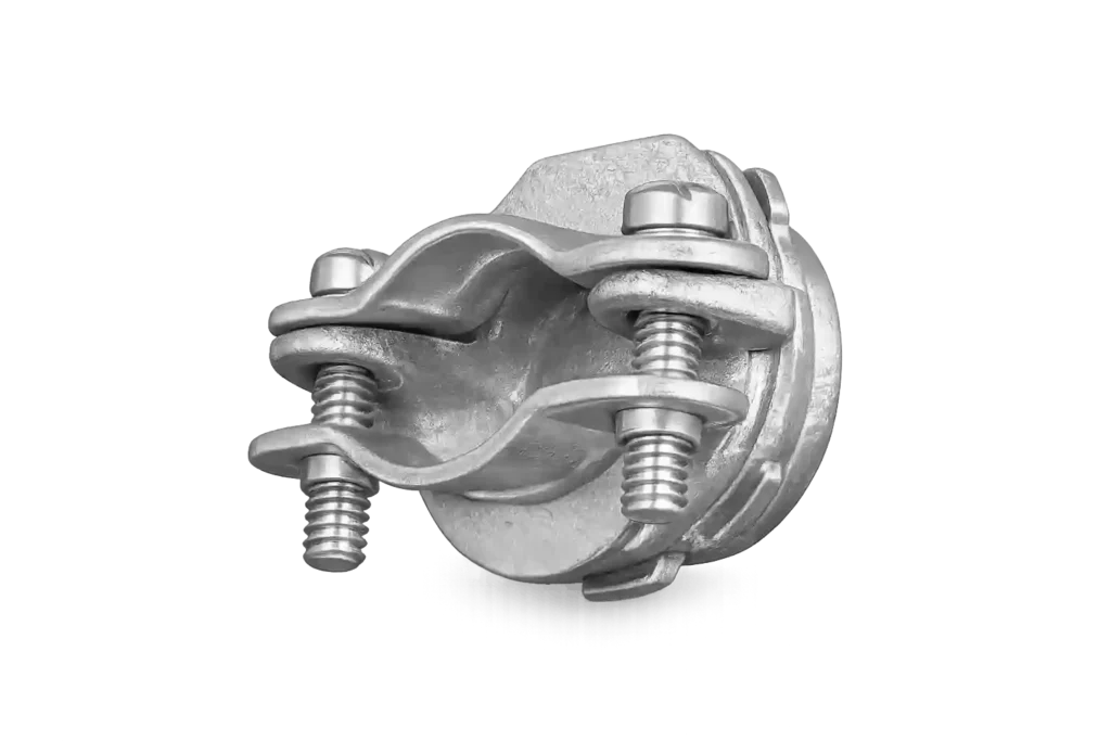 Grounding bonding clamp supplied by Oz-Gedney Suppliers in Bahrain.