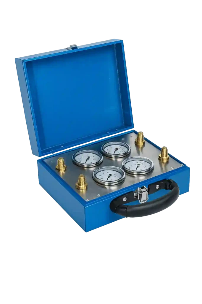 Pressure gauge calibration kit from a trusted pressure gauge supplier in Bahrain.