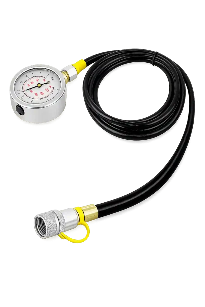 Remote pressure monitoring gauge supplied by a pressure gauge supplier in Bahrain.