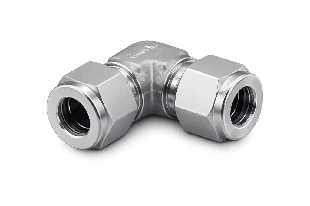 90 degree stainless steel elbow fitting from tube fitting suppliers in Bahrain.