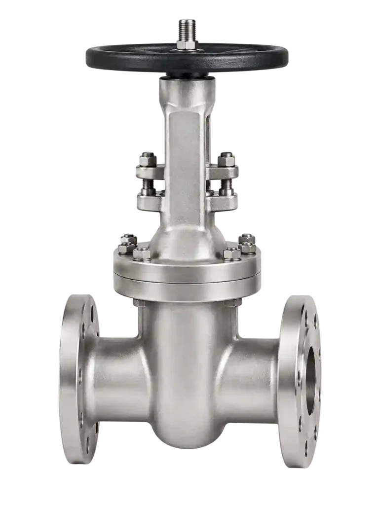 Flanged gate valve supplied by industrial valve suppliers in Bahrain.