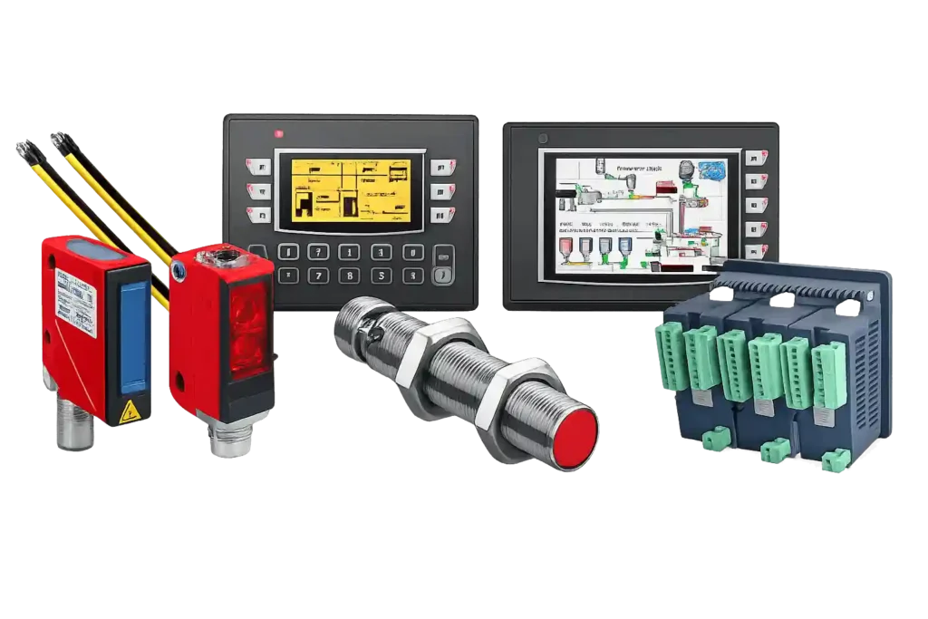 Industrial automation sensors, HMI panels and control modules supplied by Eaton Suppliers in Bahrain.