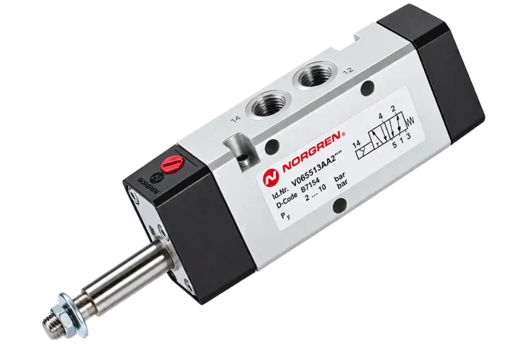 Norgren pneumatic directional control valve from a supplier in Bahrain.