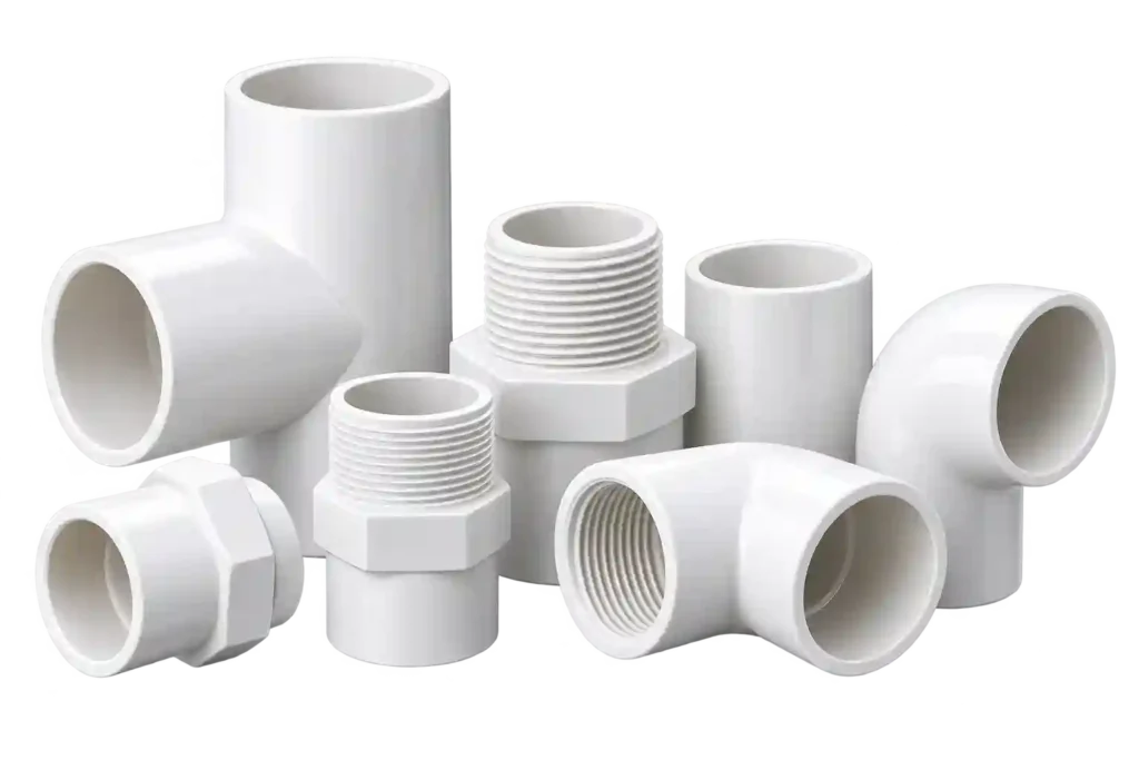 PVC pipe fittings from PVC pipe suppliers in Bahrain.